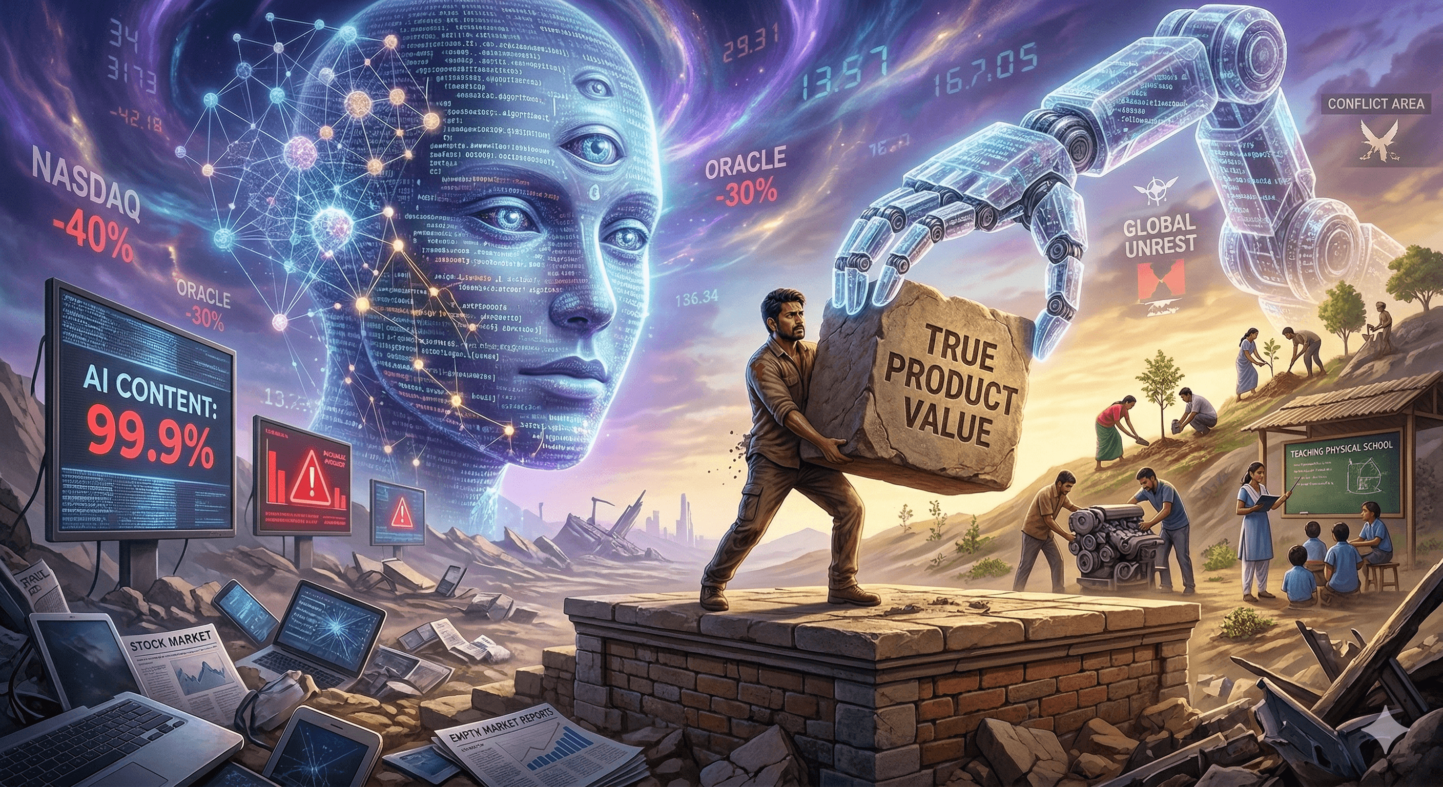 We Built AI to Escape Physical Labor. Now It Is Forcing Us Back.